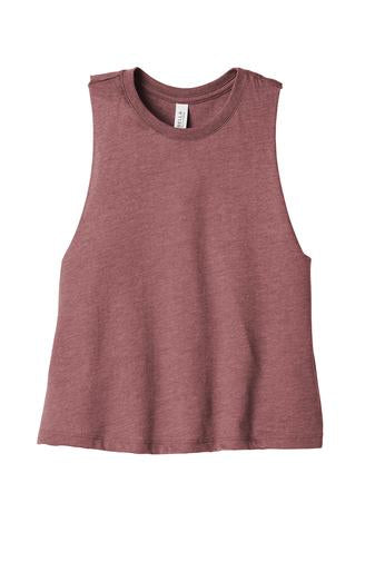 BELLA+CANVAS Women's Racerback Cropped Tank. BC6682