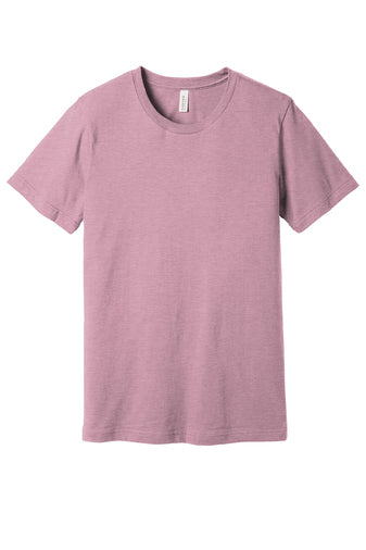 BELLA+CANVAS Unisex Heather CVC Short Sleeve Tee. BC3001CVC - Heather Prism Lilac