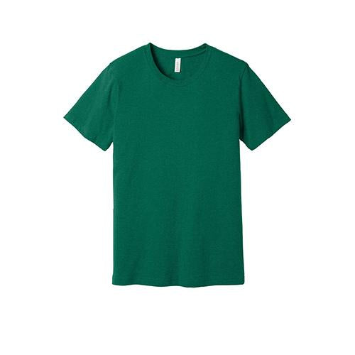 BELLA+CANVAS  Unisex Heather CVC Short Sleeve Tee. BC3001CVC - Heather Grass Green