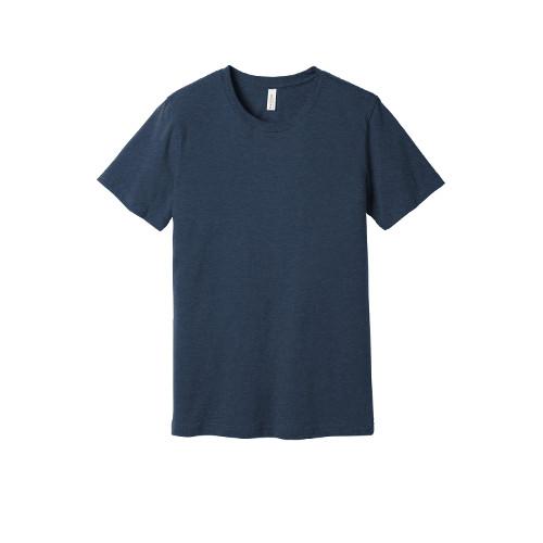 BELLA+CANVAS  Unisex Heather CVC Short Sleeve Tee. BC3001CVC - Heather Navy