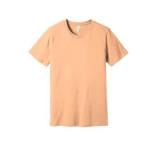 BELLA+CANVAS  Unisex Heather CVC Short Sleeve Tee. BC3001CVC - Heather Peach