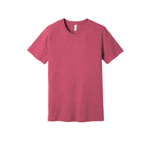 BELLA+CANVAS  Unisex Heather CVC Short Sleeve Tee. BC3001CVC - Heather Raspberry