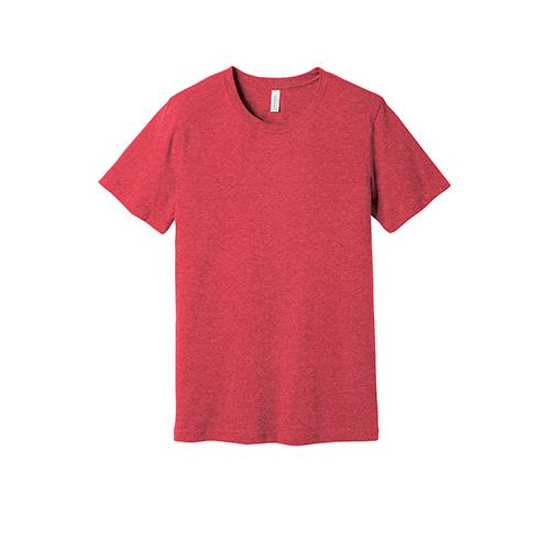 BELLA+CANVAS  Unisex Heather CVC Short Sleeve Tee. BC3001CVC - Heather Red