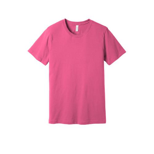 BELLA+CANVAS  Unisex Jersey Short Sleeve Tee. BC3001 - Charity Pink