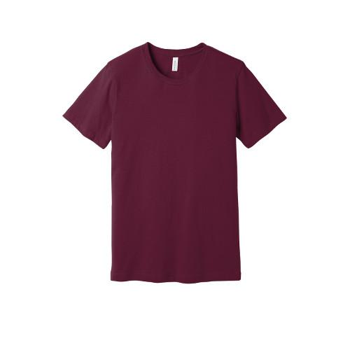 BELLA+CANVAS  Unisex Jersey Short Sleeve Tee. BC3001 - Maroon