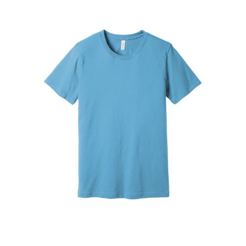 BELLA+CANVAS  Unisex Jersey Short Sleeve Tee. BC3001 - Ocean Blue