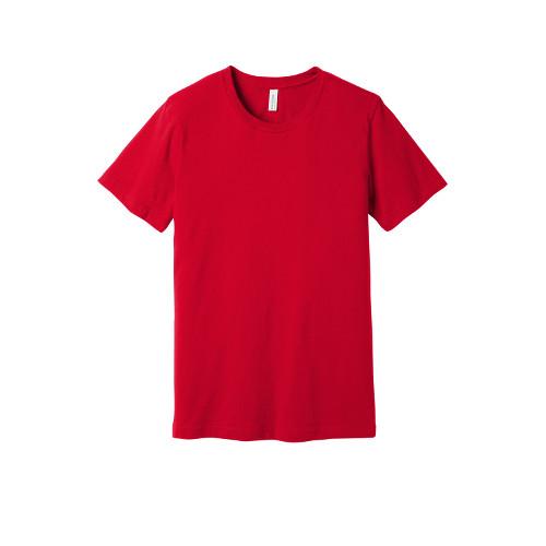 BELLA+CANVAS  Unisex Jersey Short Sleeve Tee. BC3001 - Red