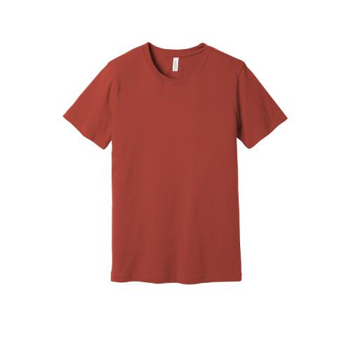 BELLA+CANVAS  Unisex Jersey Short Sleeve Tee. BC3001 - Rust