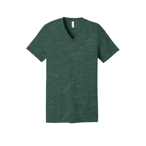 BELLA+CANVAS  Unisex Jersey Short Sleeve V-Neck Tee. BC3005 - Forest Marble