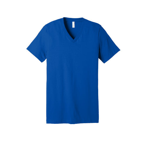 BELLA+CANVAS  Unisex Jersey Short Sleeve V-Neck Tee. BC3005 - True Royal