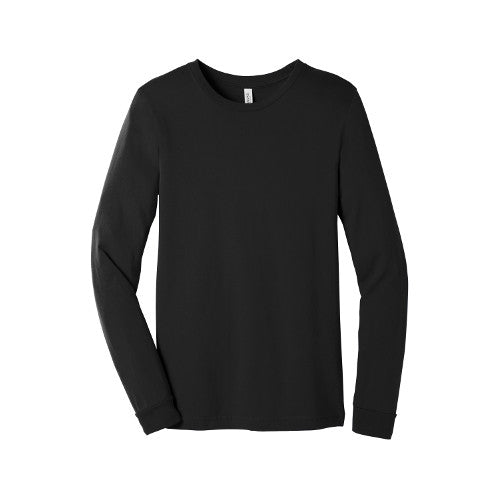 BELLA+CANVAS  Unisex Jersey Long Sleeve Tee Youth. BC3501Y - Black