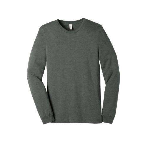 BELLA+CANVAS  Unisex Jersey Long Sleeve Tee. BC3501 - Deep Heather
