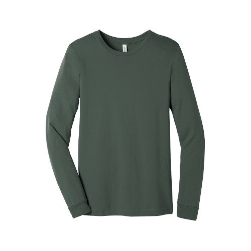 BELLA+CANVAS  Unisex Jersey Long Sleeve Tee. BC3501 - Military Green