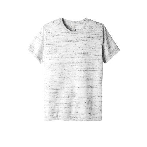 BELLA+CANVAS  Unisex Poly-Cotton Short Sleeve Tee. BC3650 - White Marble