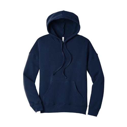 BELLA+CANVAS  Unisex Sponge Fleece Pullover DTM Hoodie. BC3729 - Navy