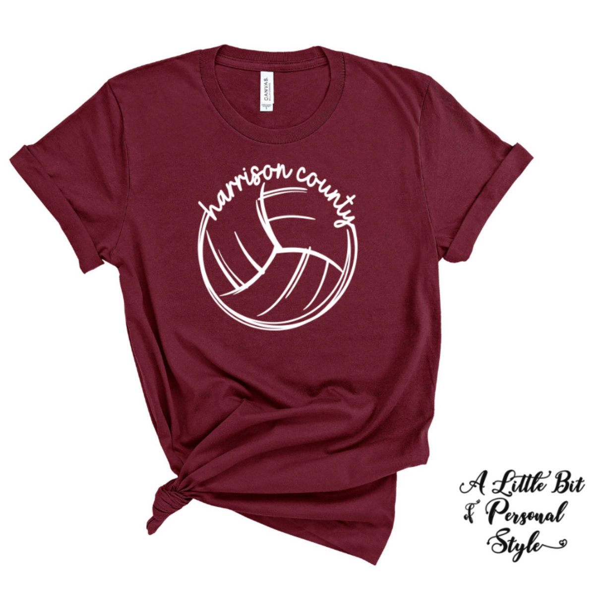 Harrison County Volleyball Doodle - Instant Gratification