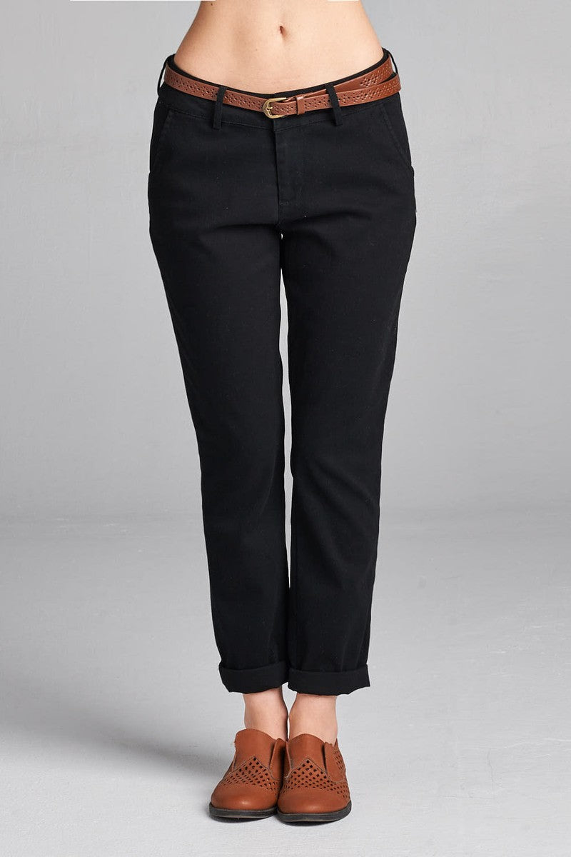 Cropped Pants Black - PS