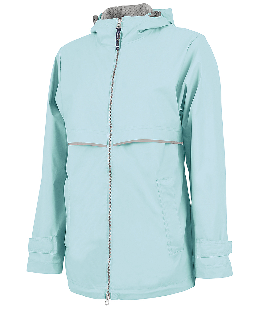 Charles River Rain Jacket - Aqua