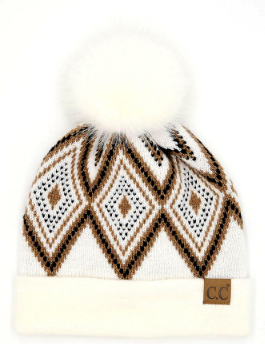 Geometric Beanie