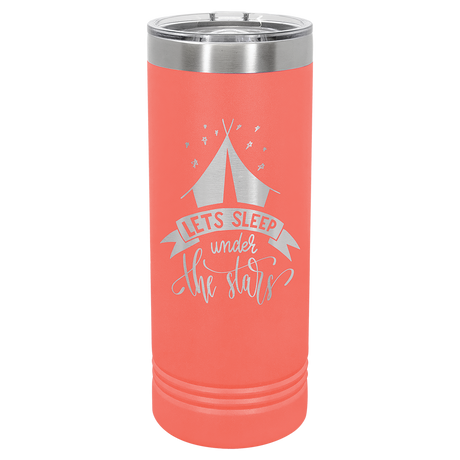 22 oz Skinny engraved tumbler