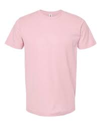 TULTEX Unisex Jersey T-Shirt Short Sleeve. 202 - Pink