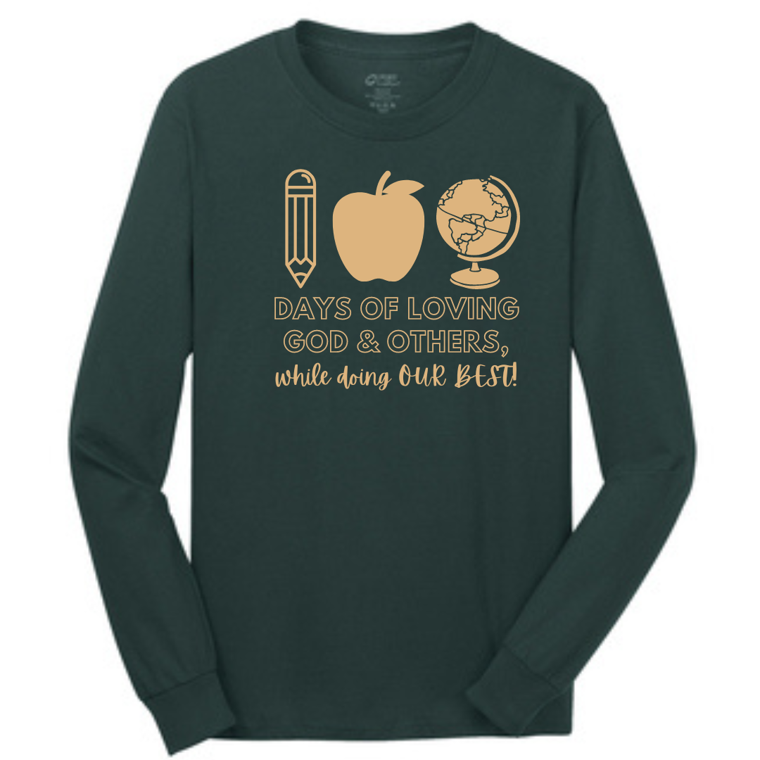 Evergreen Christian Private School - 100 Days Shirt